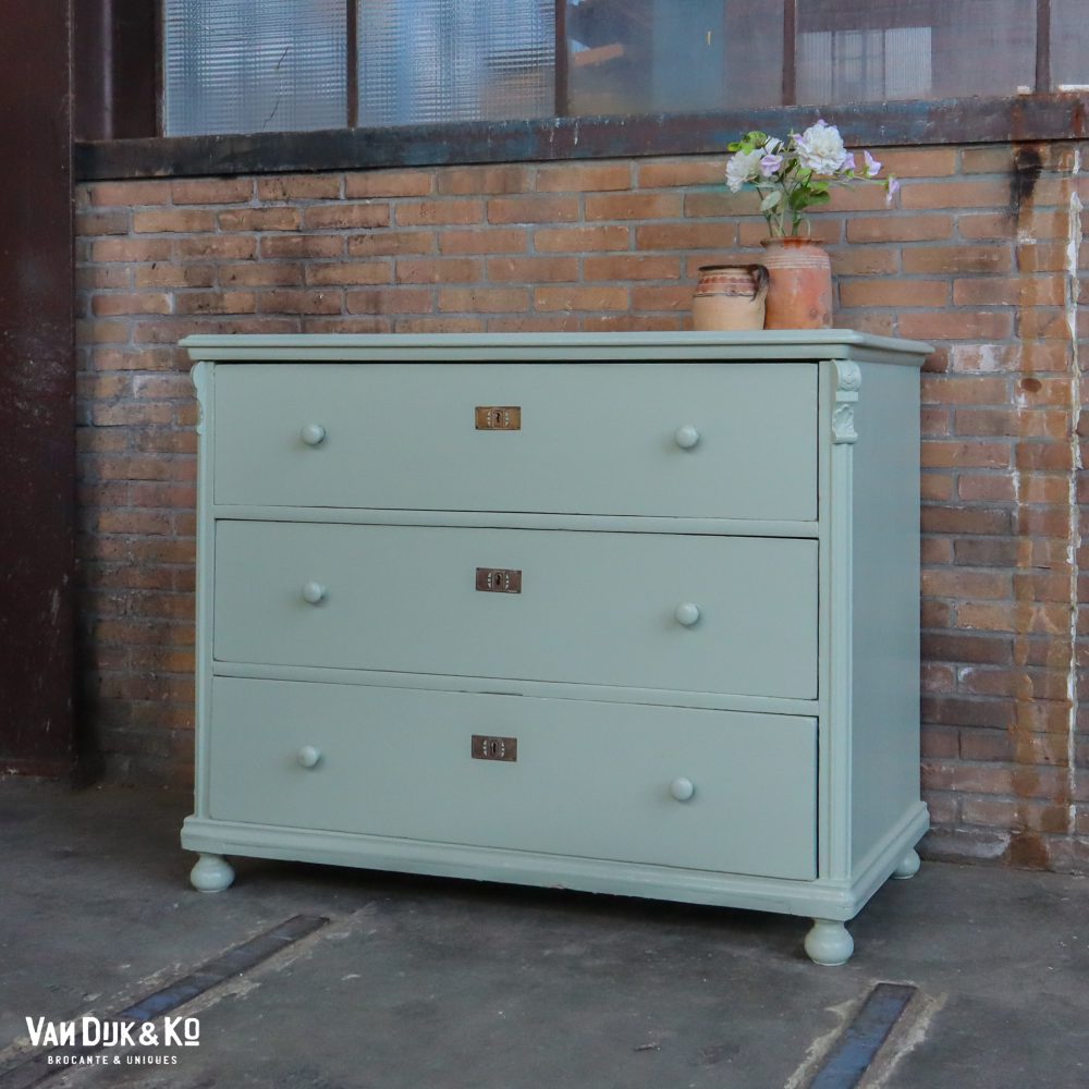 Mintgroene commode - Afbeelding 2