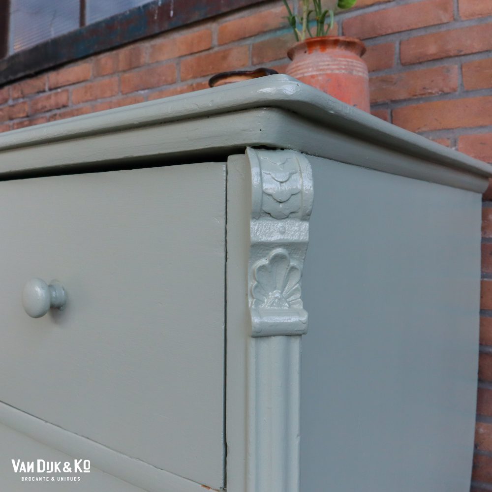 Mintgroene commode - Afbeelding 3