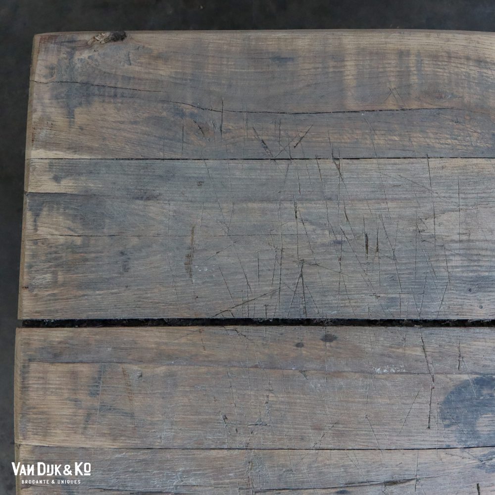 Houten kruispoottafel - Afbeelding 10