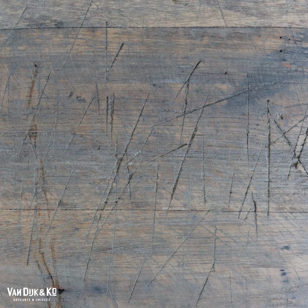Houten kruispoottafel - Afbeelding 9