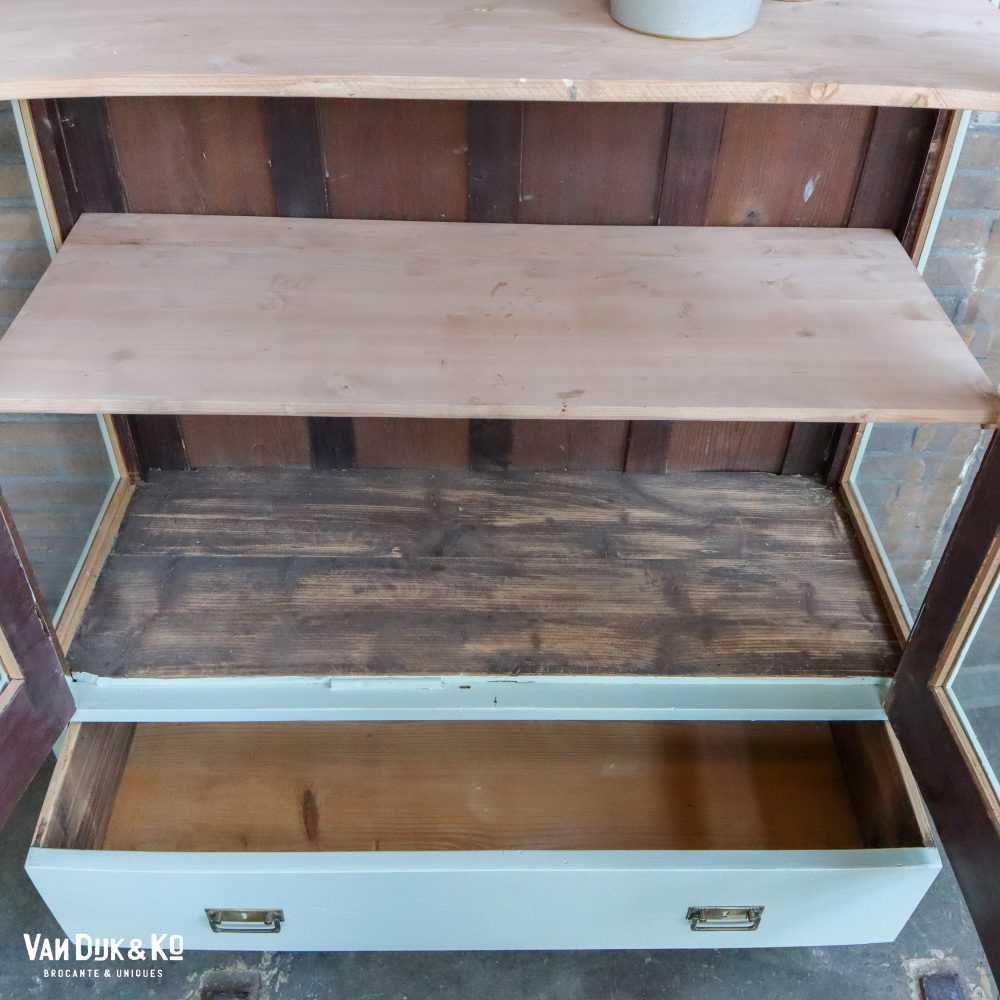 Brocante vitrinekast - Afbeelding 5