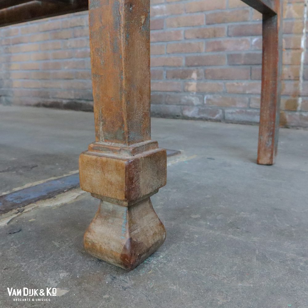Brocante Indiase stationsbank - Afbeelding 12