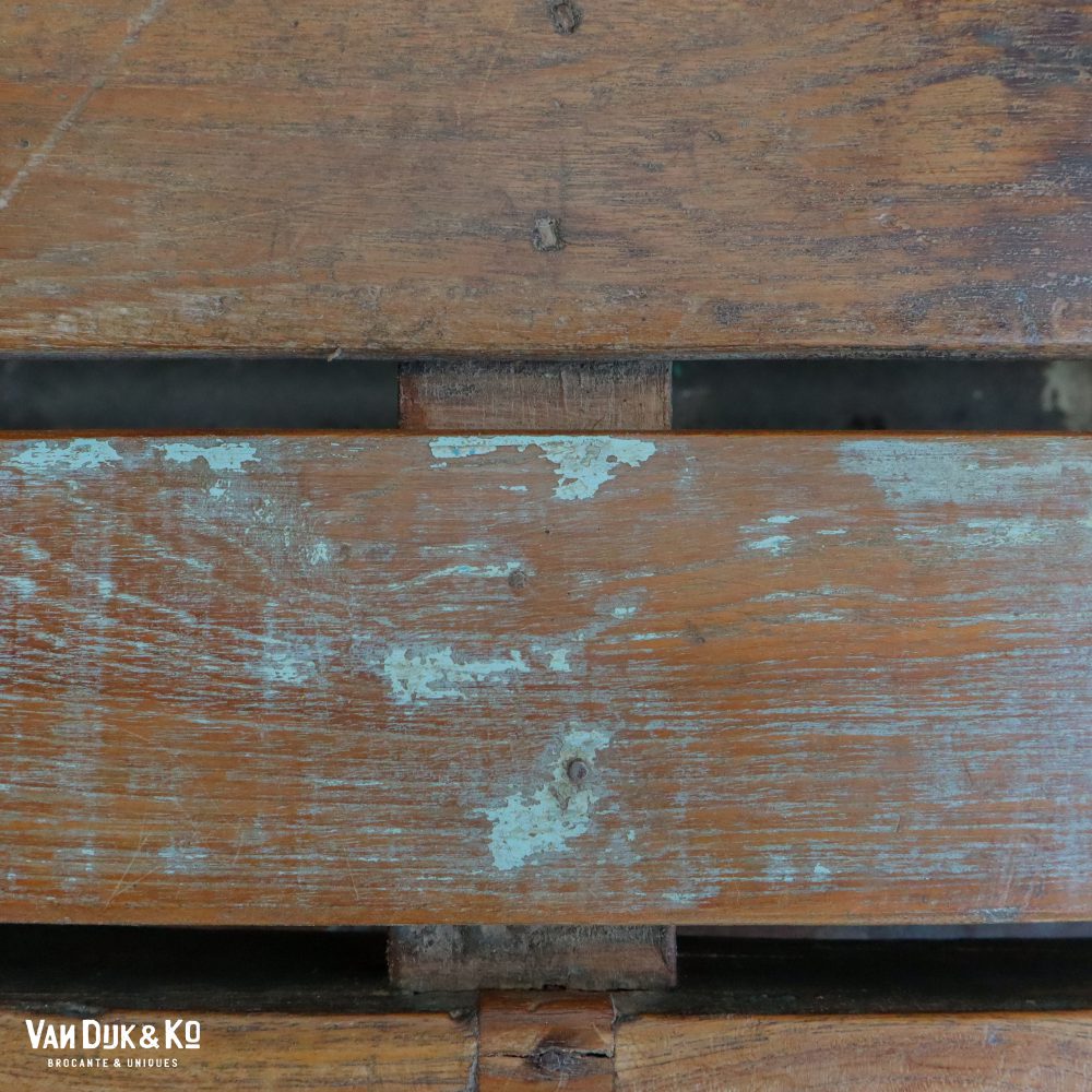 Brocante Indiase stationsbank - Afbeelding 8