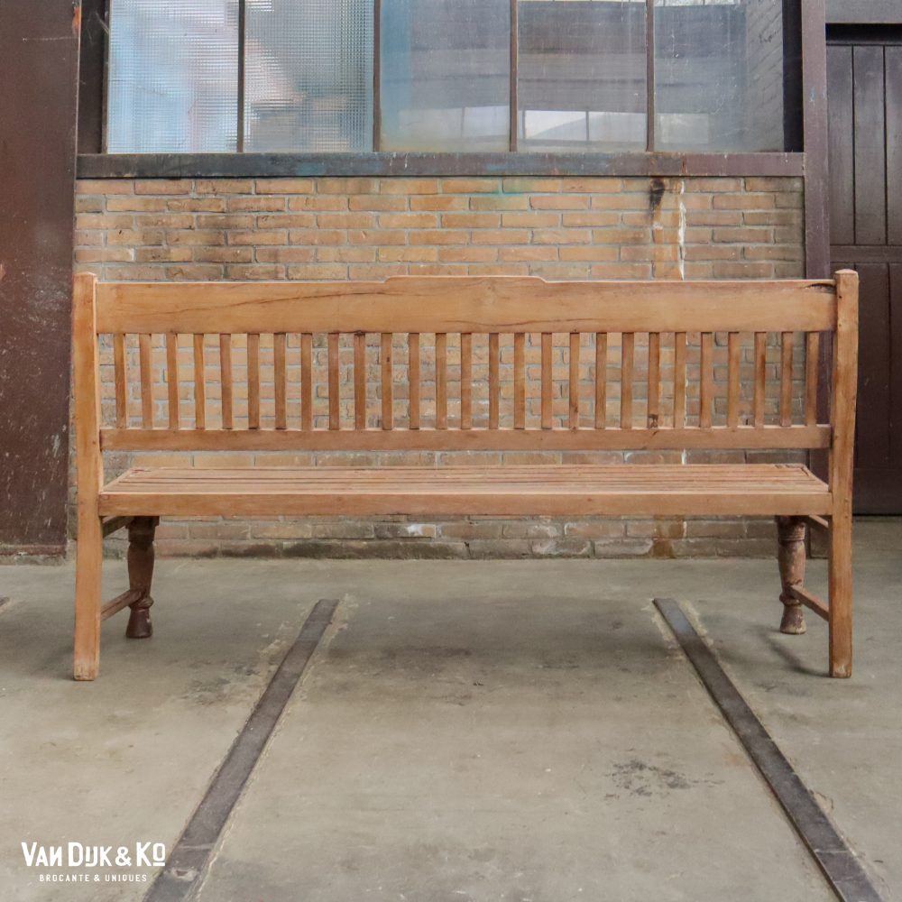 Houten Indiase bank - Afbeelding 4