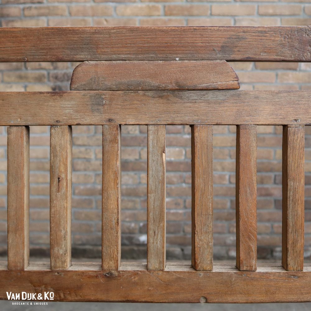 Houten Indiase bank - Afbeelding 3