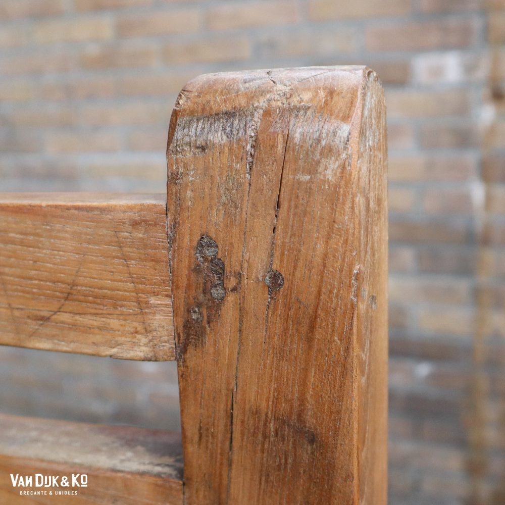 Indiase houten bank - Afbeelding 4