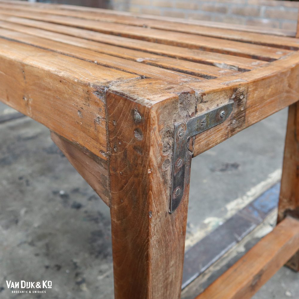 Indiase houten bank - Afbeelding 5