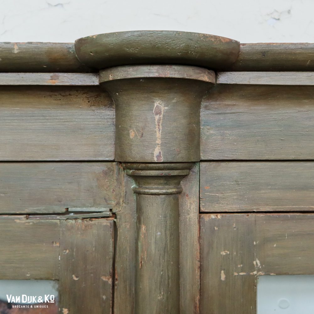 Antieke Belgische vitrinekast - 4 meter - Afbeelding 10