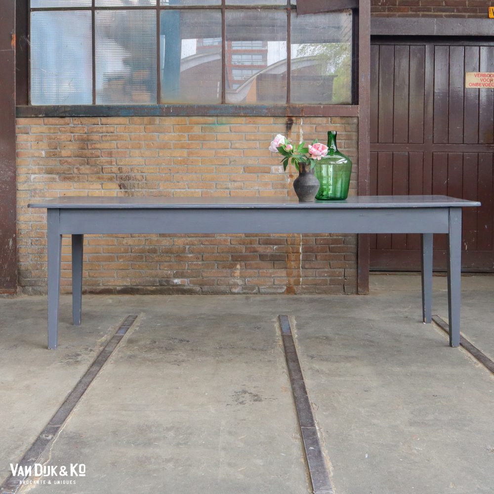 Brocante verweerde tafel - Afbeelding 2