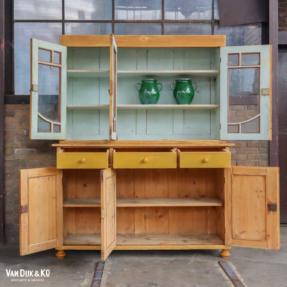 Brede brocante buffetkast - Afbeelding 3