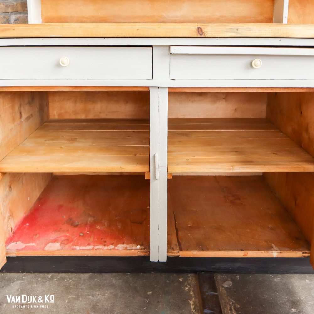 Houten werktafel met opzetstuk - Afbeelding 8