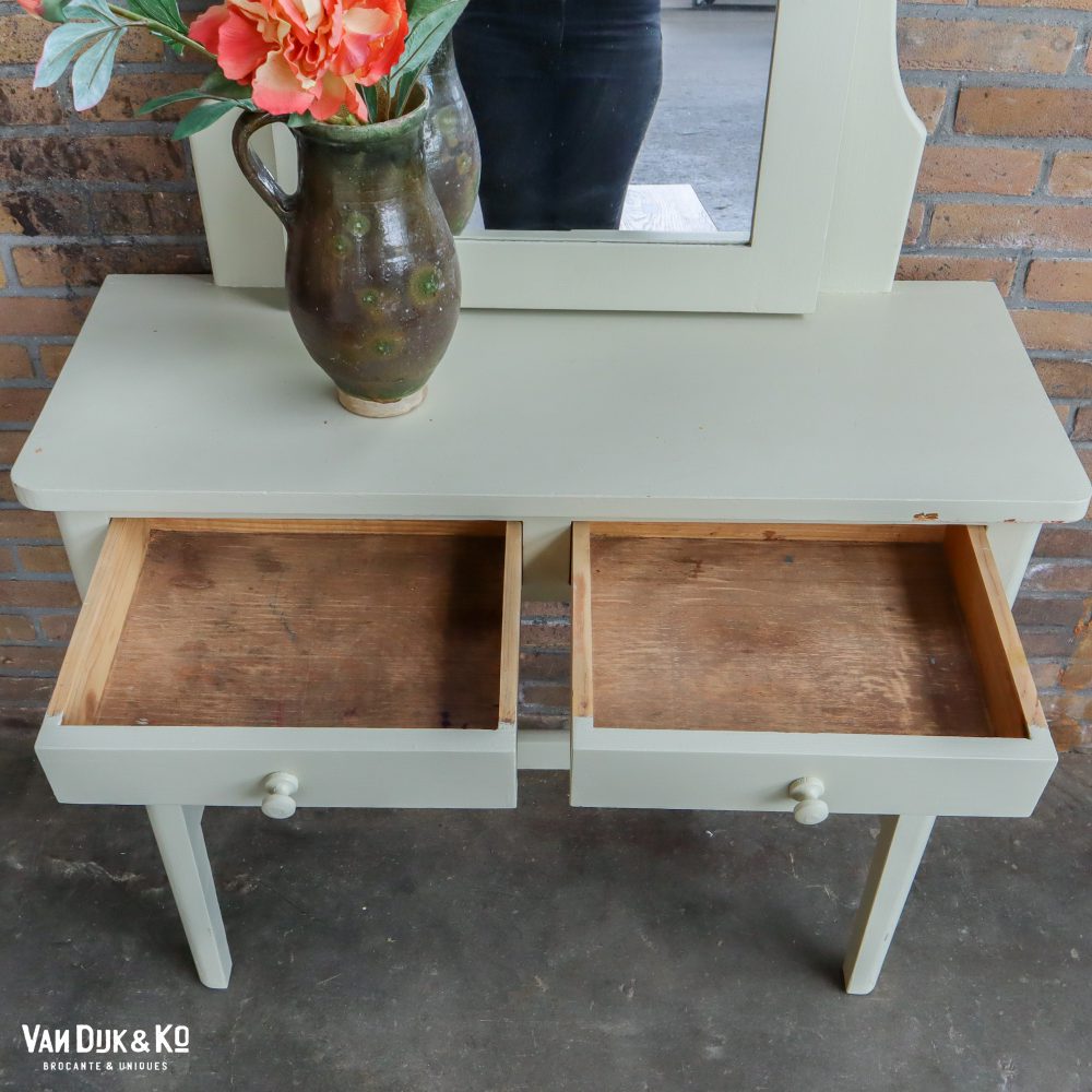 Brocante houten kaptafel - Afbeelding 3
