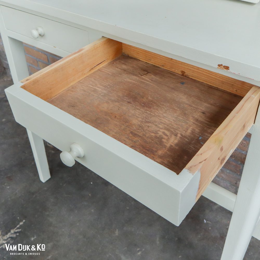 Brocante houten kaptafel - Afbeelding 4