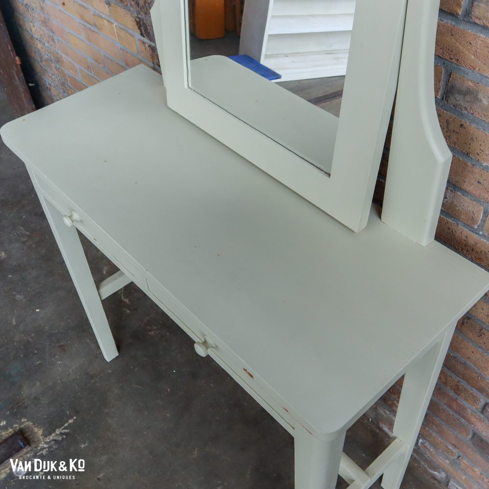 Brocante houten kaptafel - Afbeelding 5