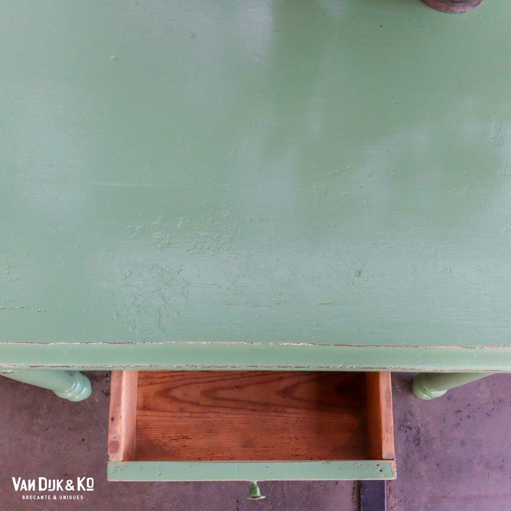 Brocante bureautje met lade - Afbeelding 4