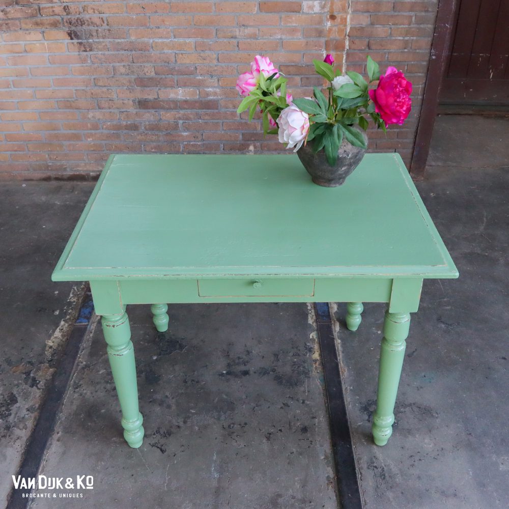 Brocante bureautje met lade - Afbeelding 3
