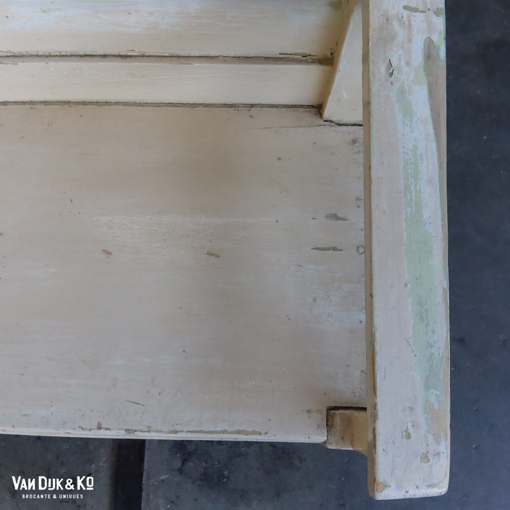 Brocante houten bank - Afbeelding 5