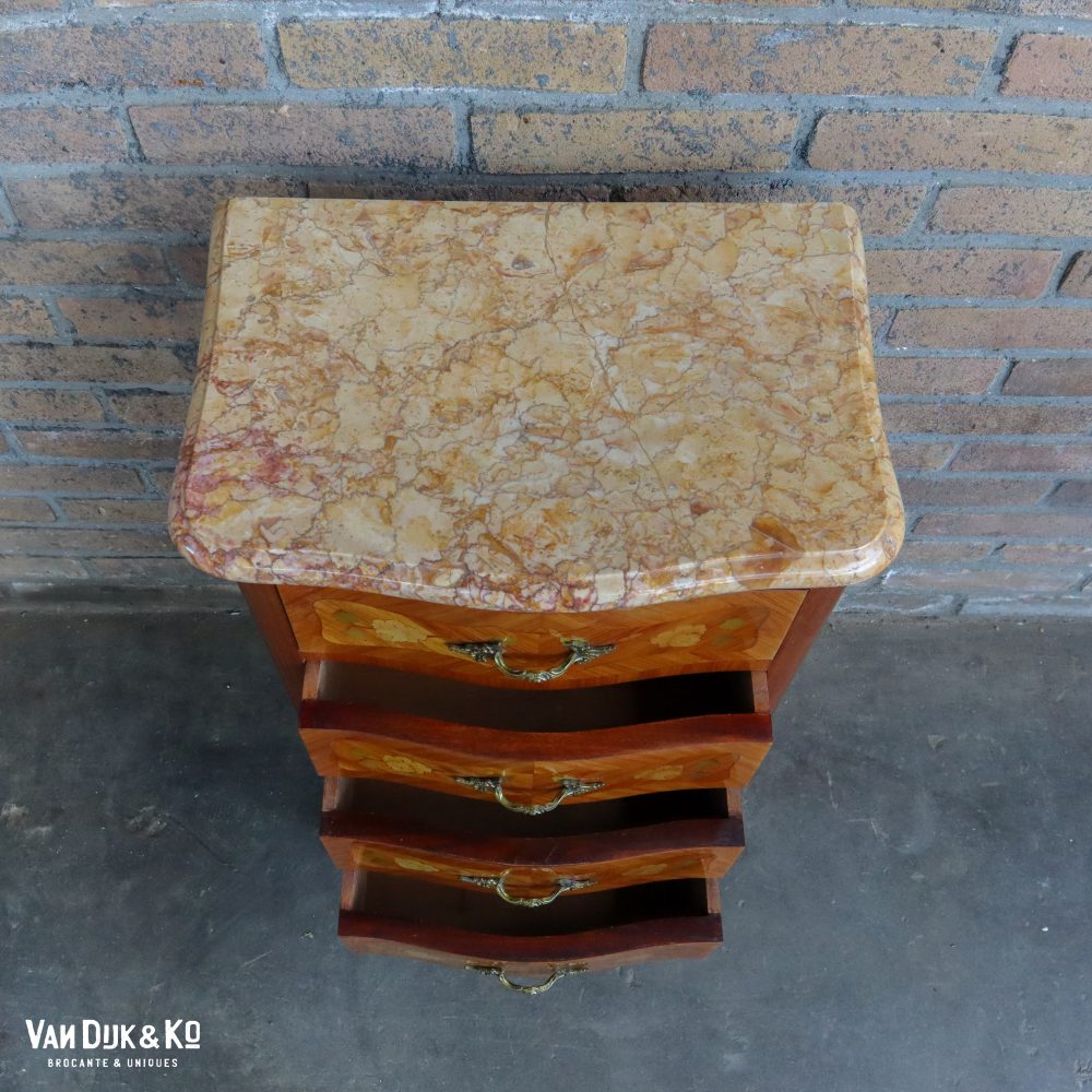 Vintage nachtkastje - Afbeelding 5