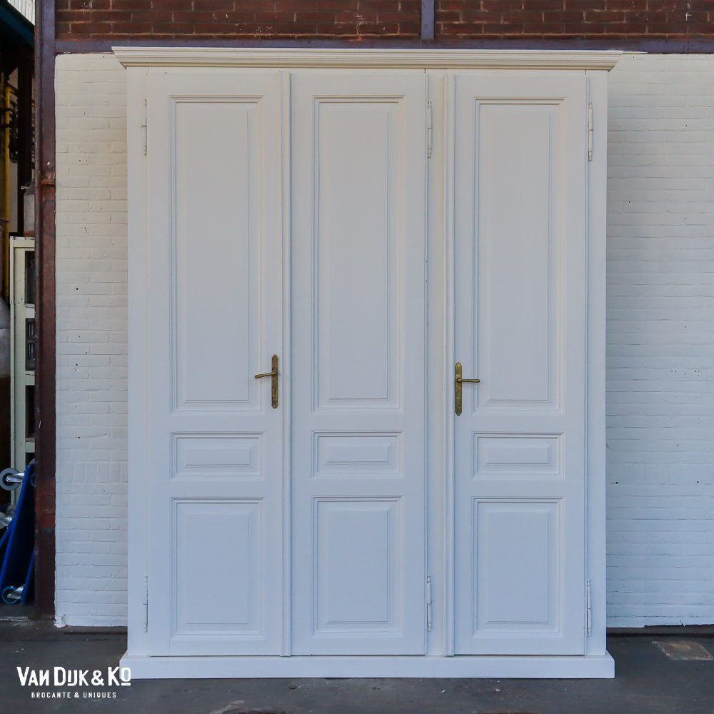 Hoge kast met ensuite deuren - demontabel - Afbeelding 3