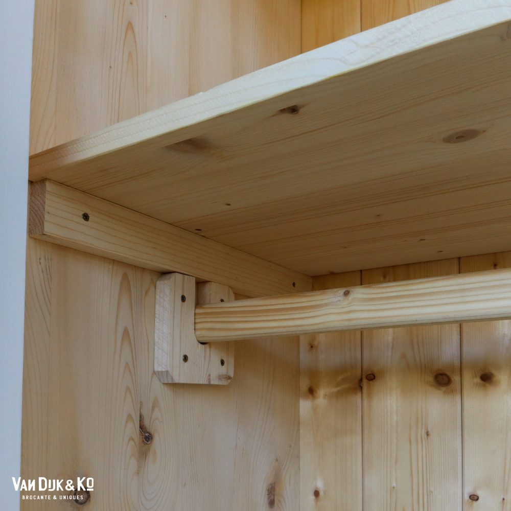 Hoge kast met ensuite deuren - demontabel - Afbeelding 8