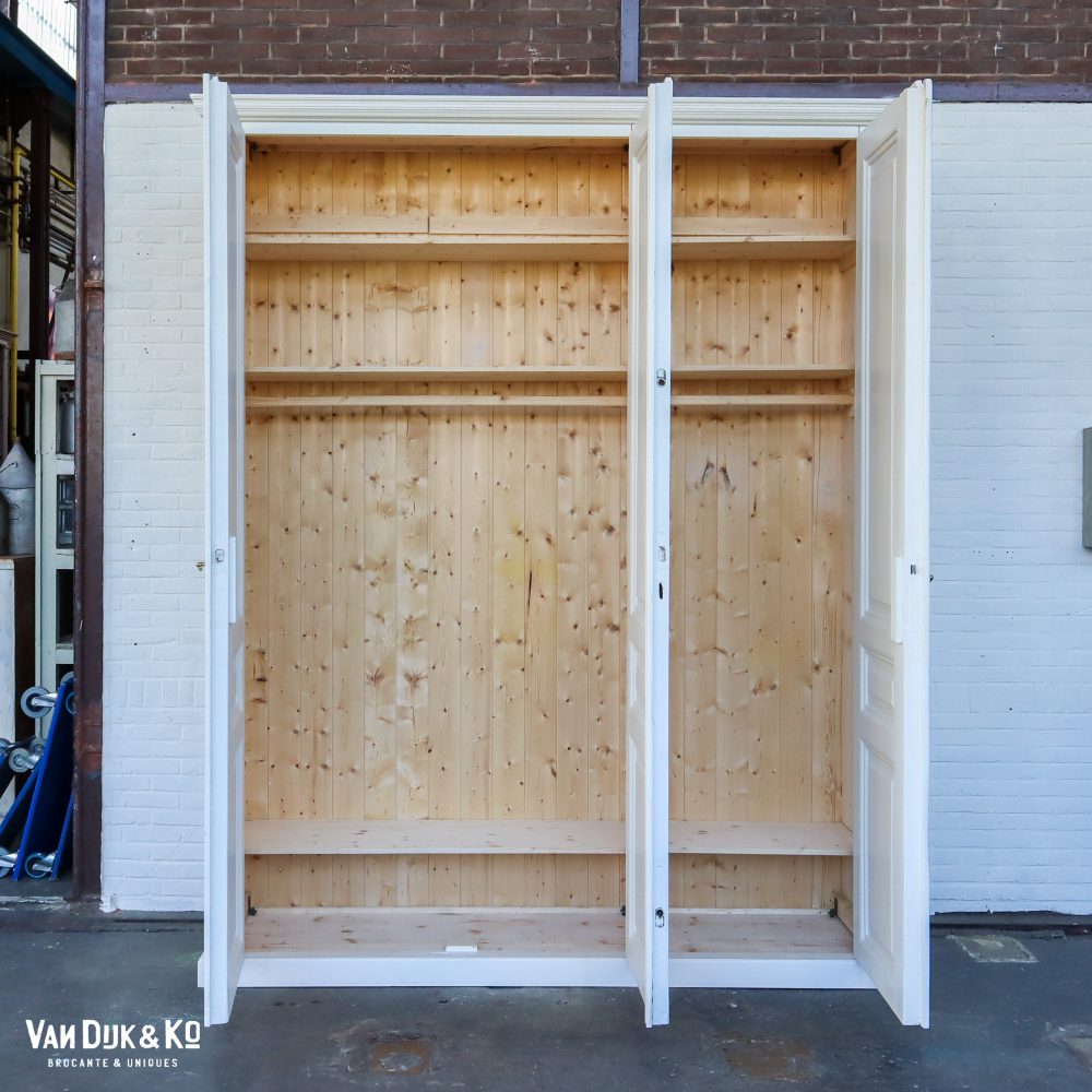 Hoge kast met ensuite deuren - demontabel - Afbeelding 4