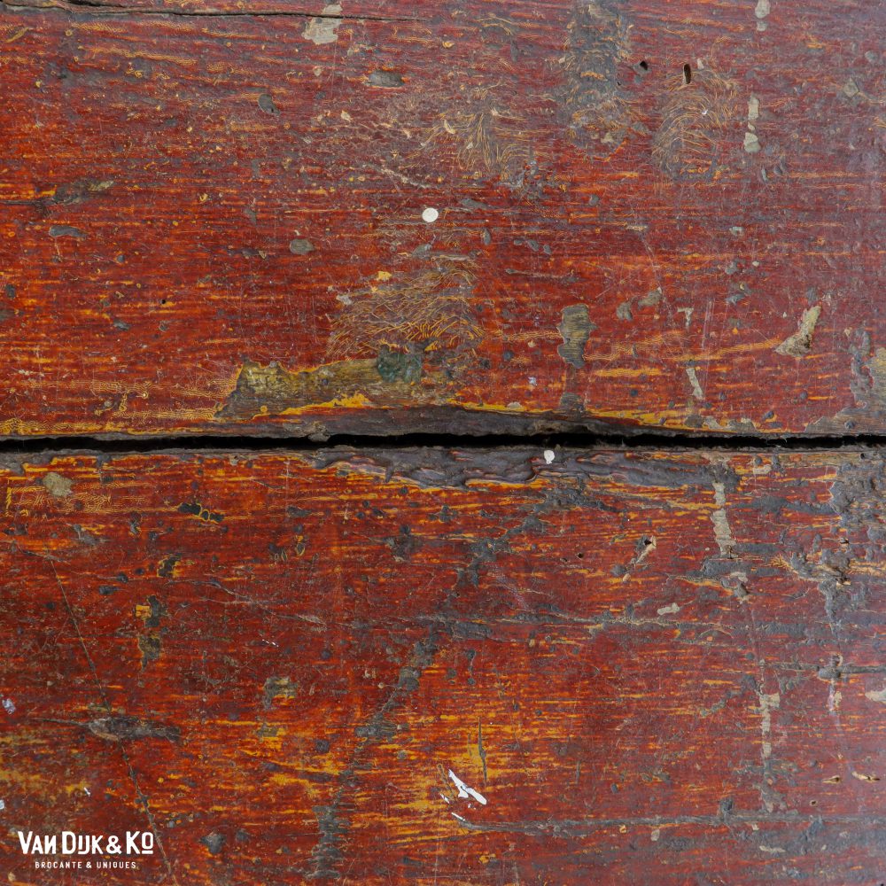 Antieke houten kist - Afbeelding 11