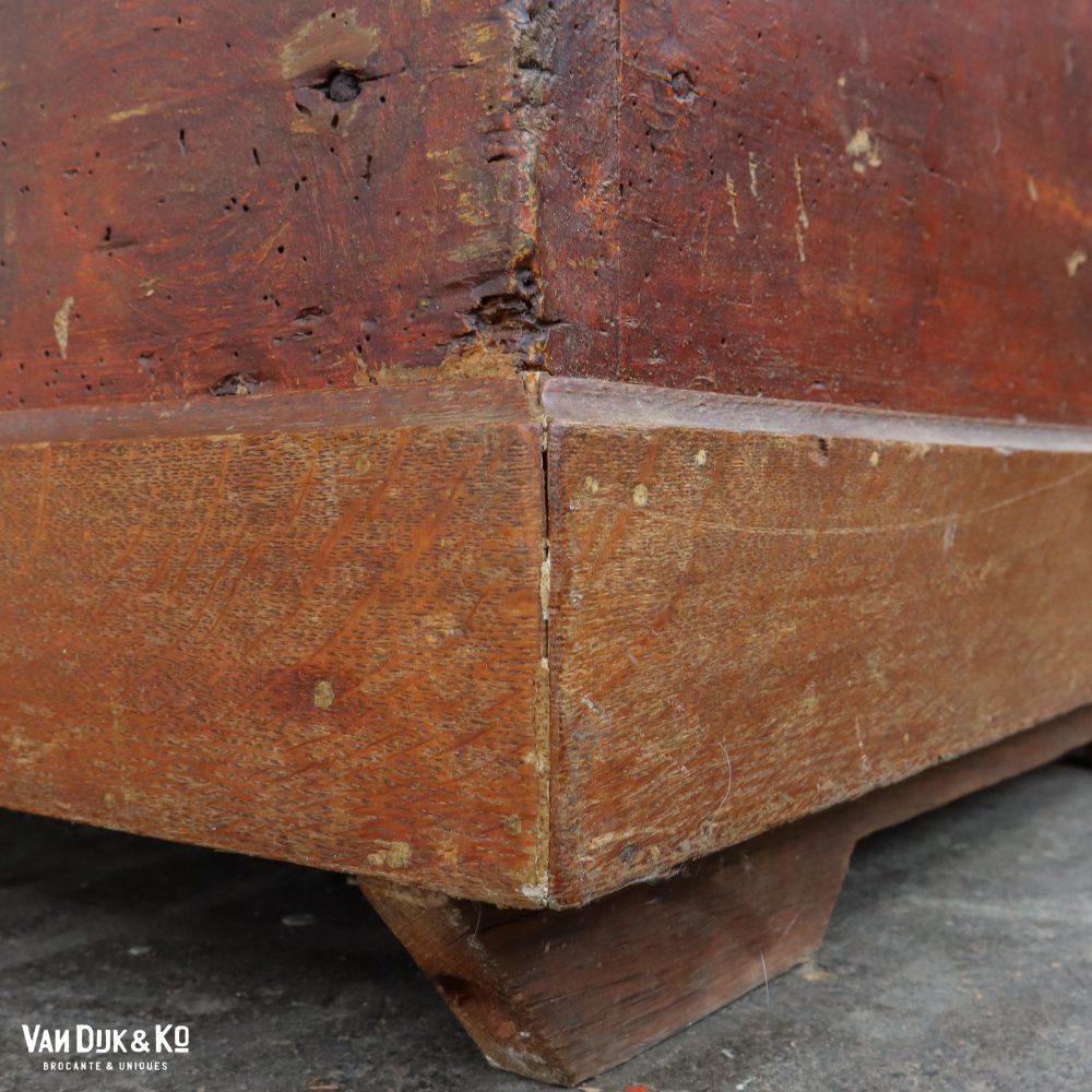 Antieke houten kist - Afbeelding 12