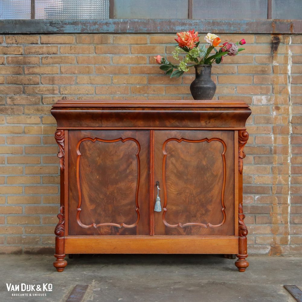 Antieke biedermeier commode