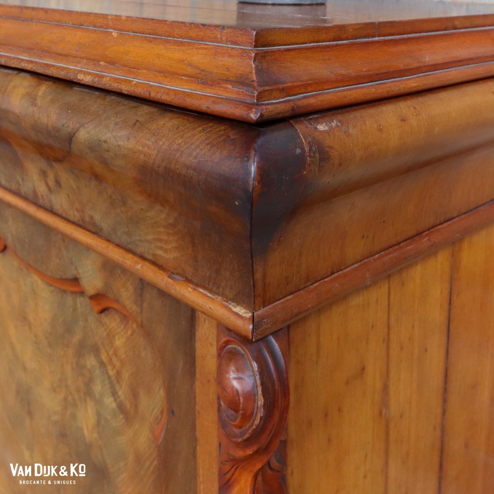 Antieke biedermeier commode - Afbeelding 6