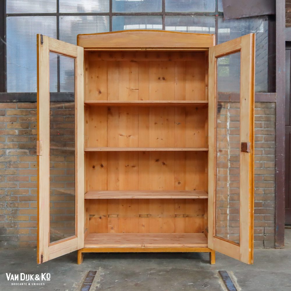 Brocante vitrinekast - Afbeelding 3