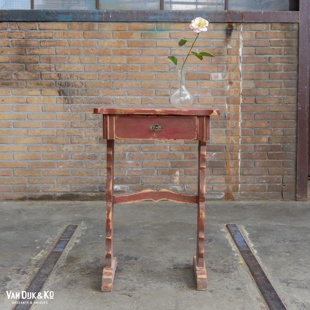 Brocante bijzettafeltje - Afbeelding 2