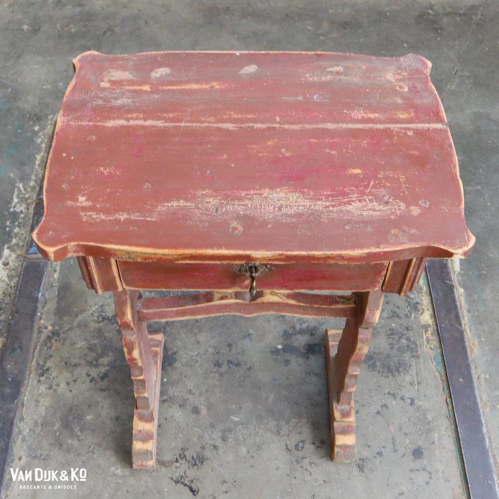 Brocante bijzettafeltje - Afbeelding 3