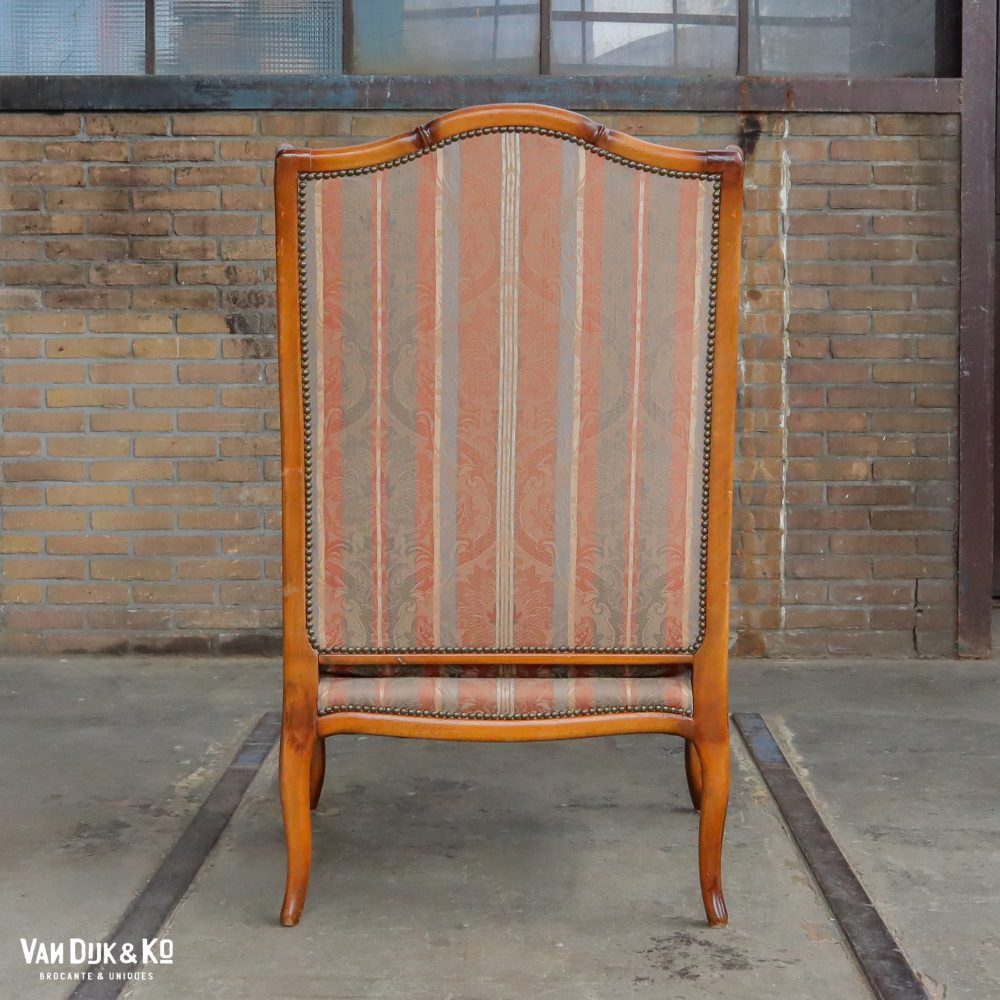 Vintage fauteuil met rotan - Afbeelding 4