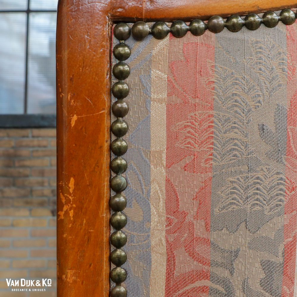 Vintage fauteuil met rotan - Afbeelding 6