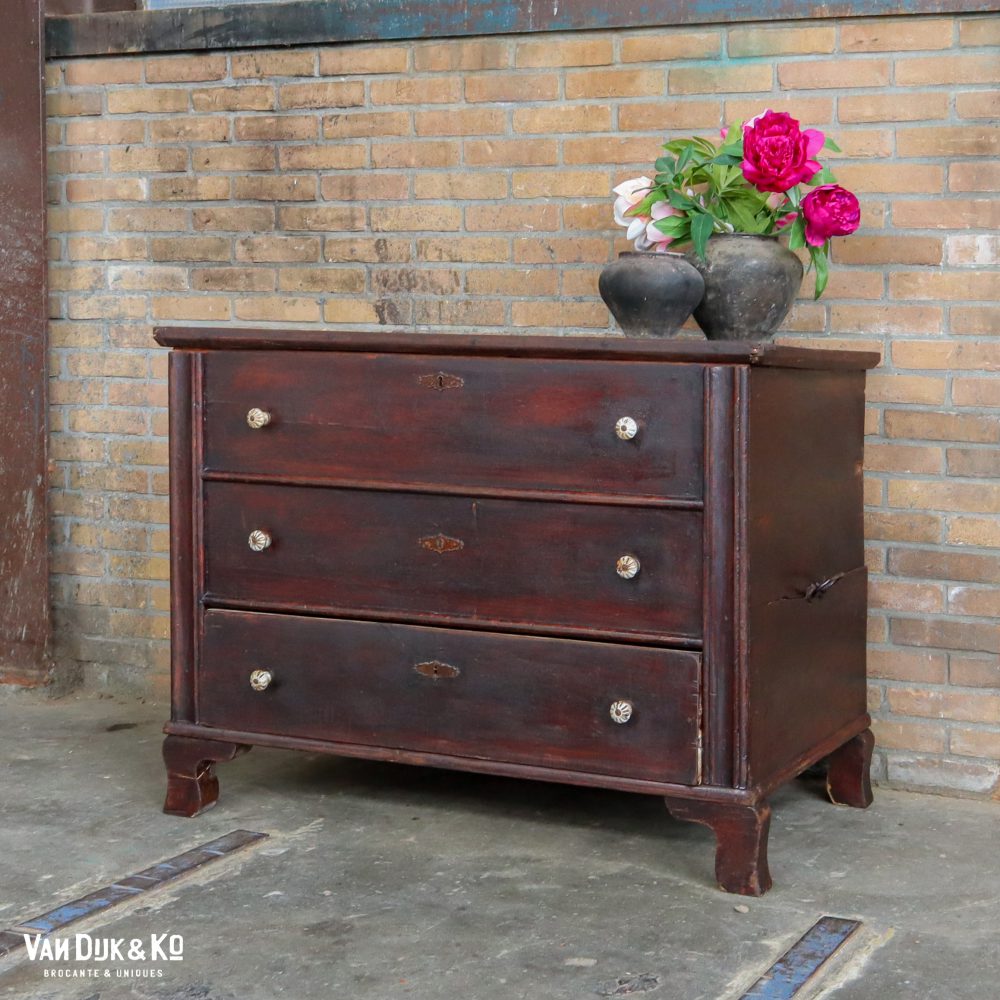 Brocante kist met lade - Afbeelding 2