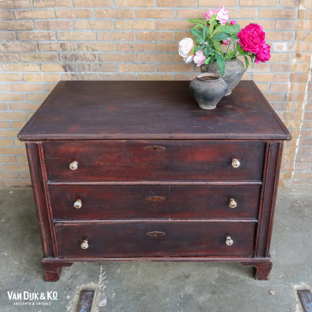 Brocante kist met lade - Afbeelding 5