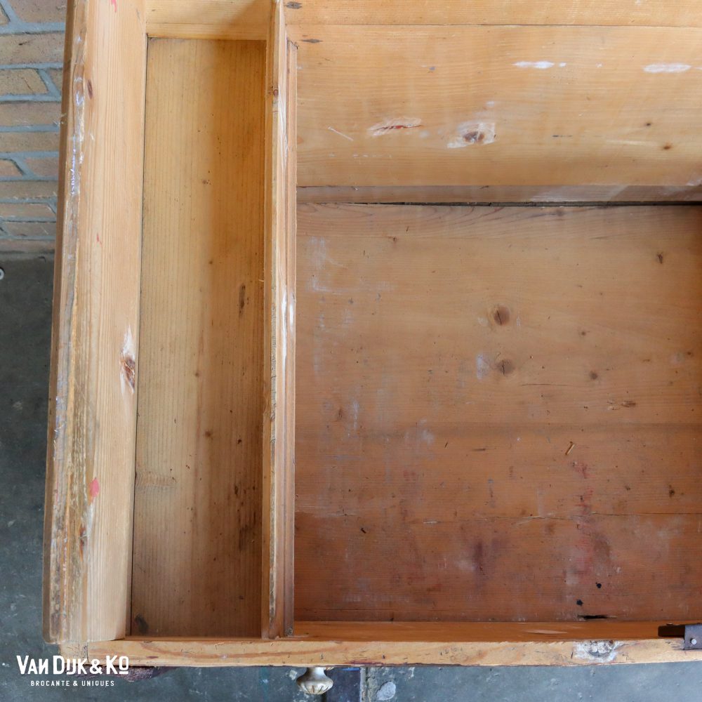 Brocante kist met lade - Afbeelding 8