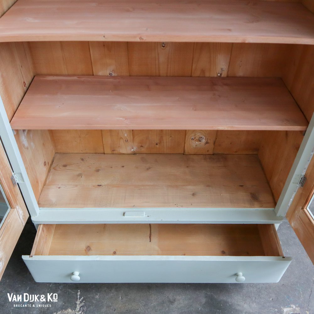 Brocante vitrinekast - Afbeelding 4