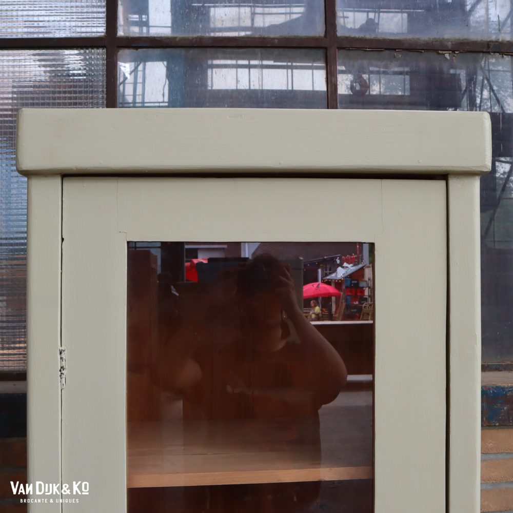 Eendeurs vitrinekast - Afbeelding 4