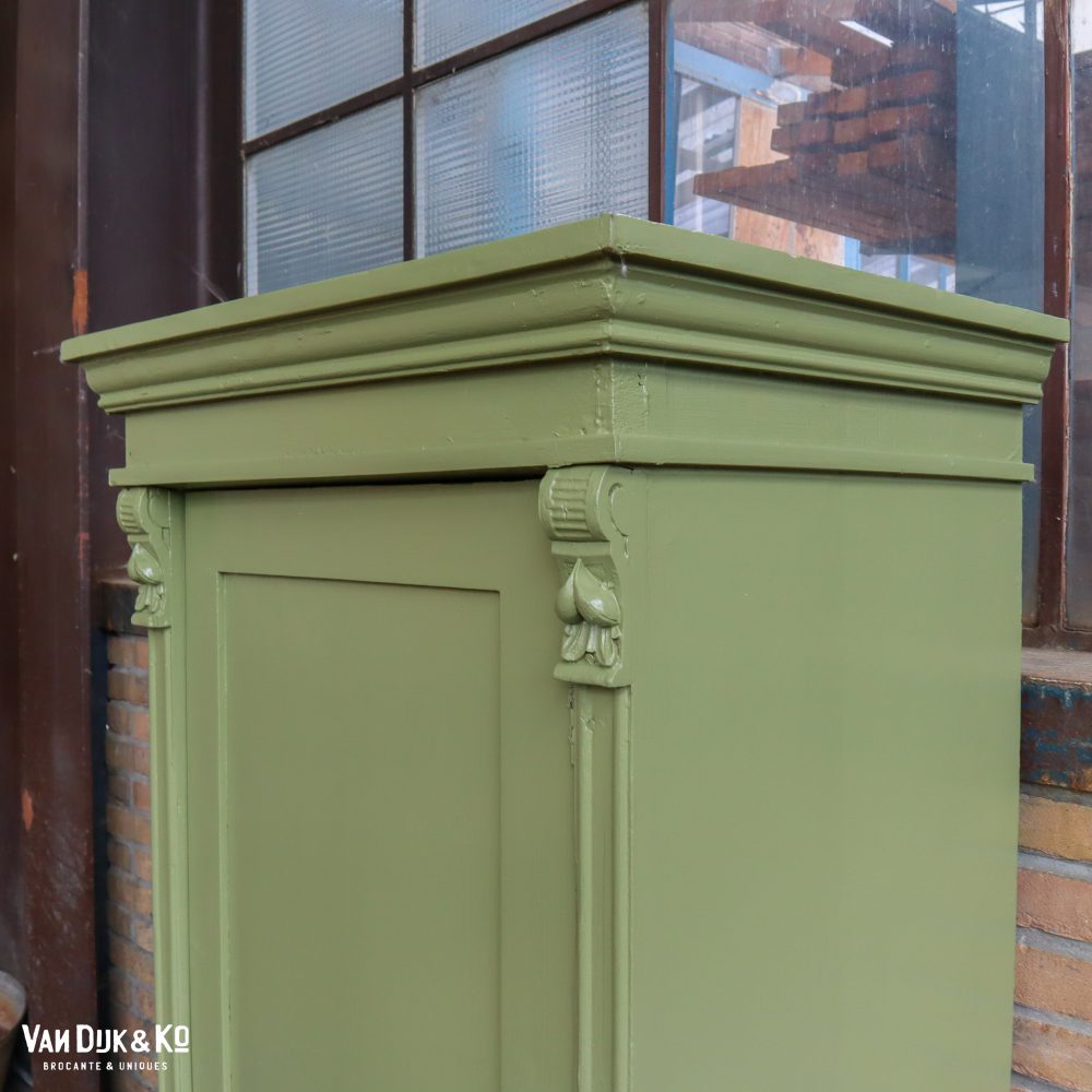 Groene eendeurs linnenkast - Afbeelding 5