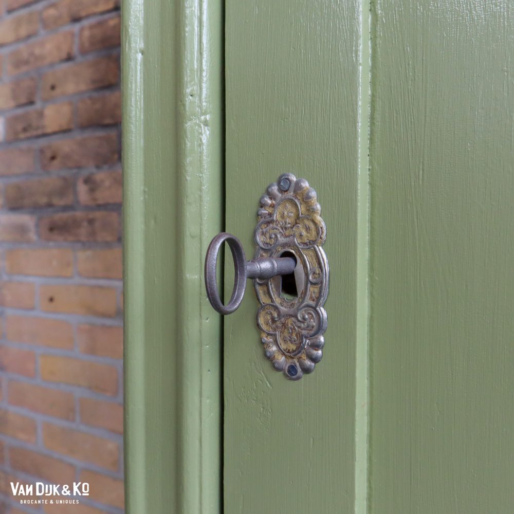 Groene eendeurs linnenkast - Afbeelding 7
