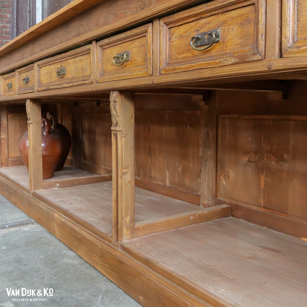 Brocante houten toonbank - Afbeelding 5