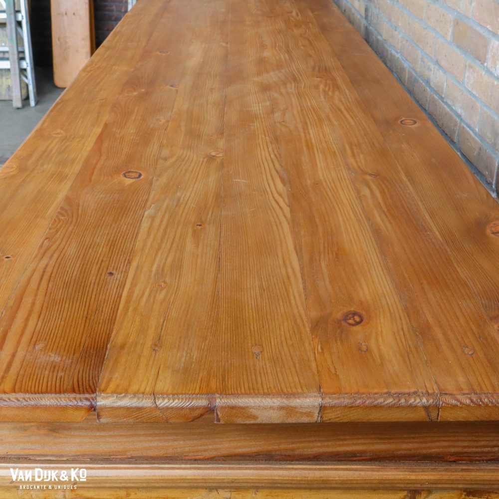 Brocante houten toonbank - Afbeelding 6