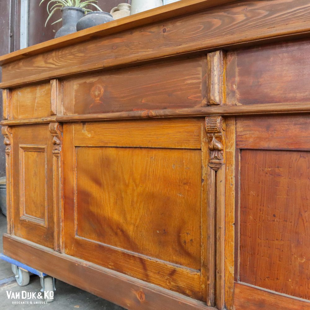 Brocante houten toonbank - Afbeelding 13