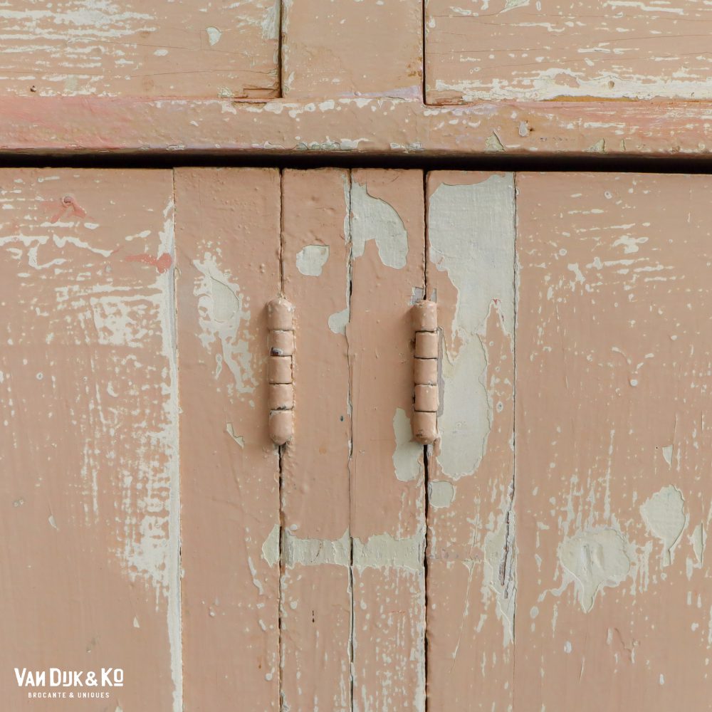 Houten brocante werktafel - Afbeelding 13