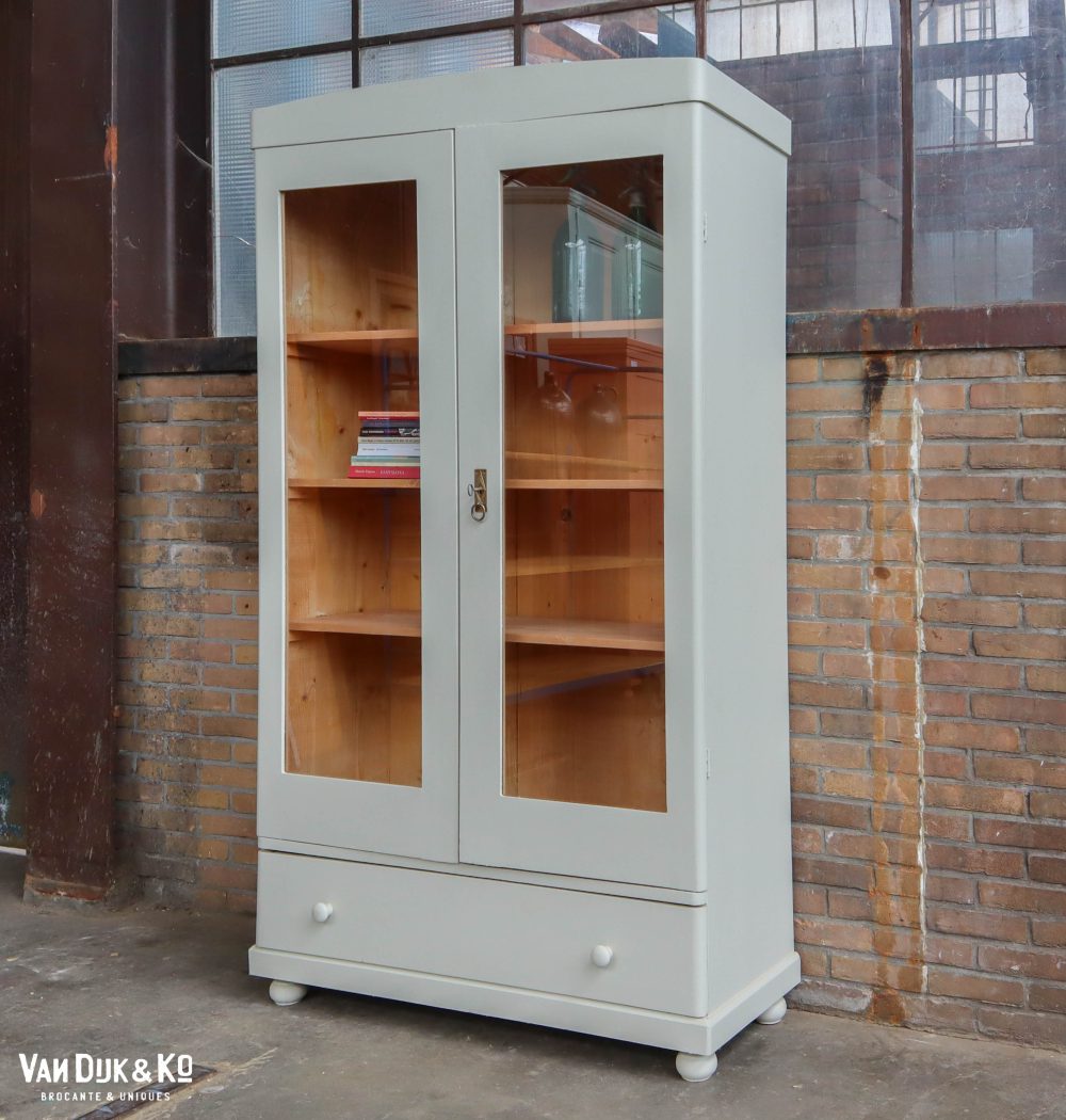 Brocante vitrinekast - Afbeelding 2