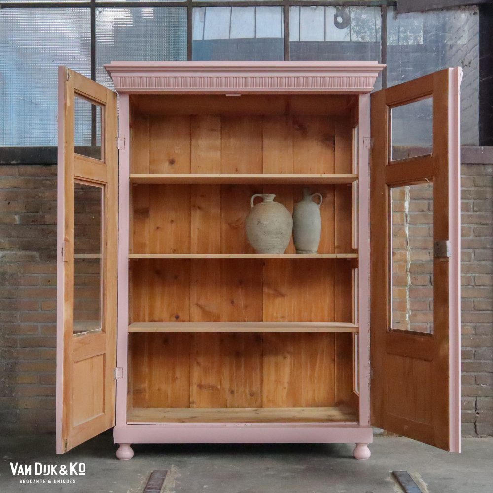 Roze vitrinekast - Afbeelding 3
