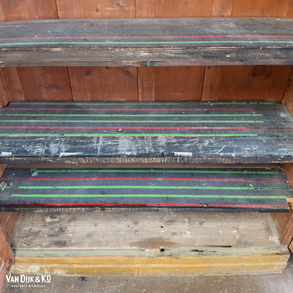 Brocante vitrinekast - demontabel - Afbeelding 9