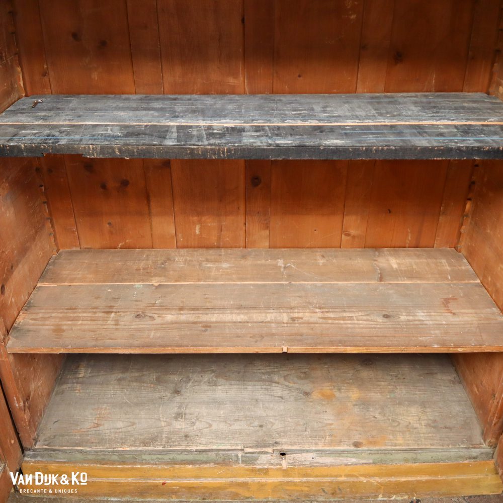 Brocante vitrinekast - demontabel - Afbeelding 7