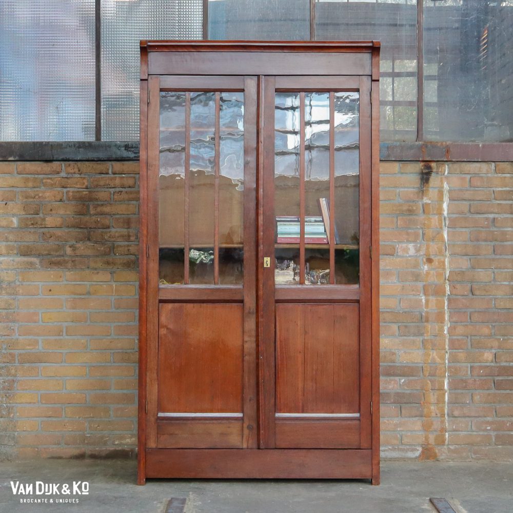 Antieke vitrinekast - Afbeelding 2